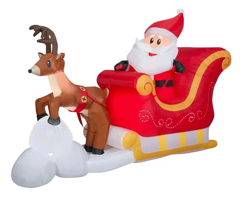 Inflable De Decoración De Navidad - DISEÑO: PAPANOELCONTRINEO